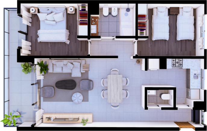 Departamento 3 ambientes