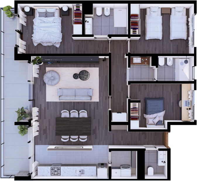 Departamento 4 ambientes